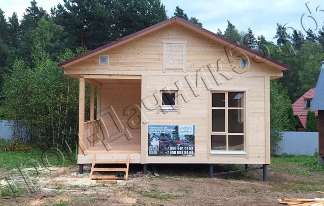 3 Каркасный дом Д–19, 6x6 м, 36 М², Тульская область, Заокский район, КП Наткино (4)